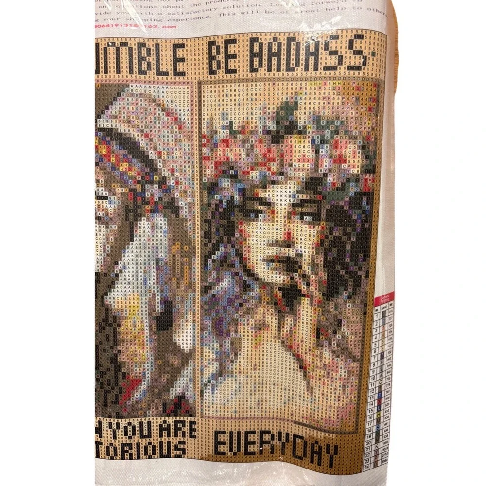 Inspirational Women 5D Diamond Painting Kit‎ Be Strong Brave Humble Badass